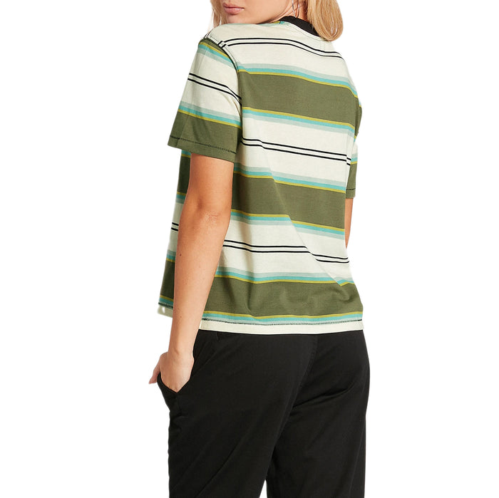 Volcom Choice Is Yours T-Shirt - Women's Army Green Combo