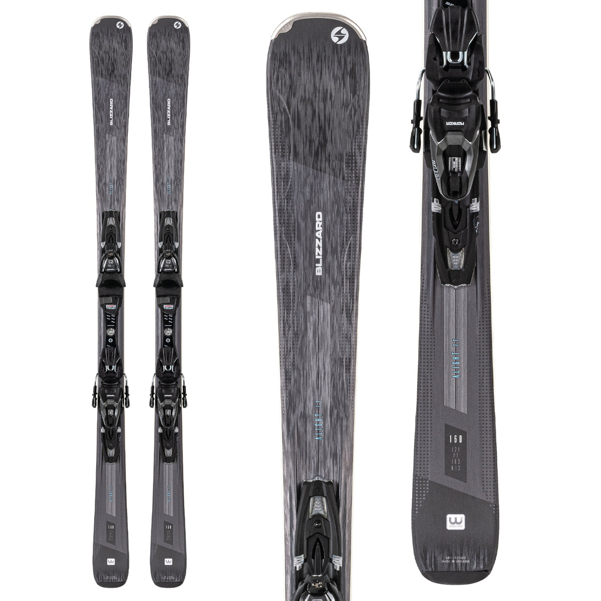 Blizzard Alight 7.7 Skis + TLT10 Demo Bindings - Women's 2021