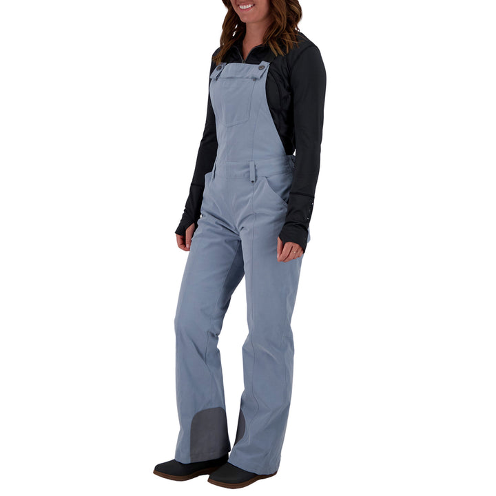 Obermeyer Malta Short Bib Overalls - Women's Blue Ash