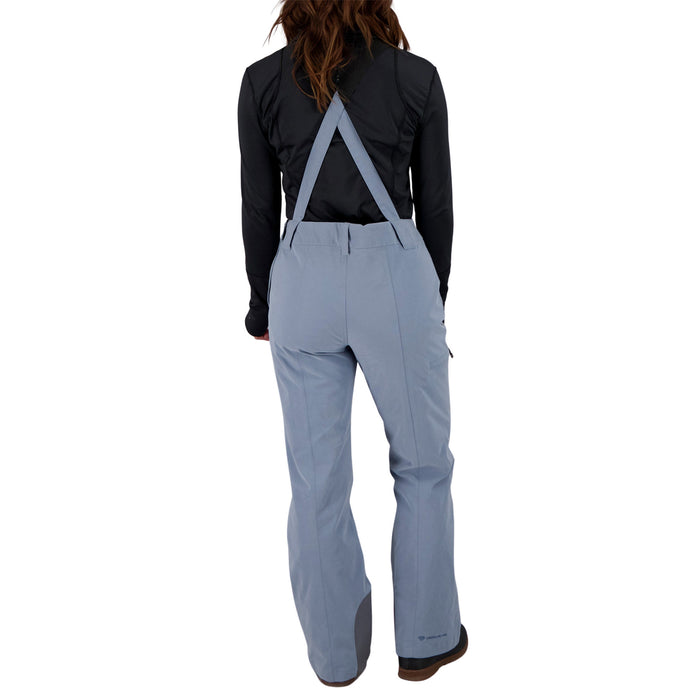 Obermeyer Malta Short Bib Overalls - Women's Blue Ash