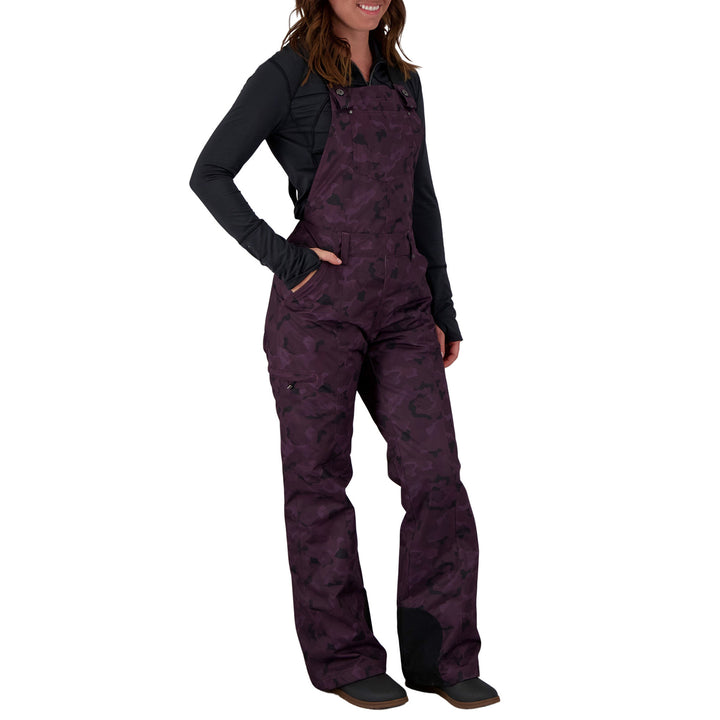 Obermeyer Malta Tall Bib Overalls - Women's Magnetic Camo