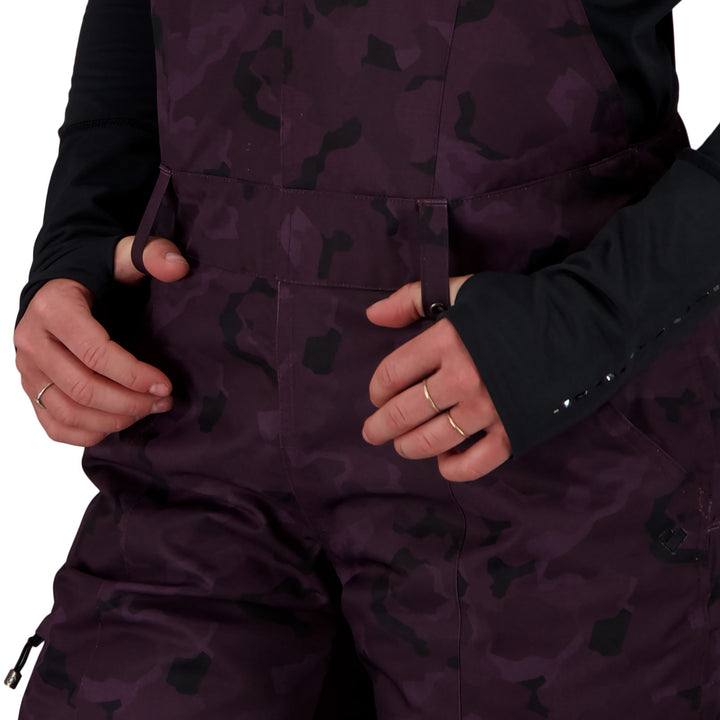 Obermeyer Malta Tall Bib Overalls - Women's Magnetic Camo