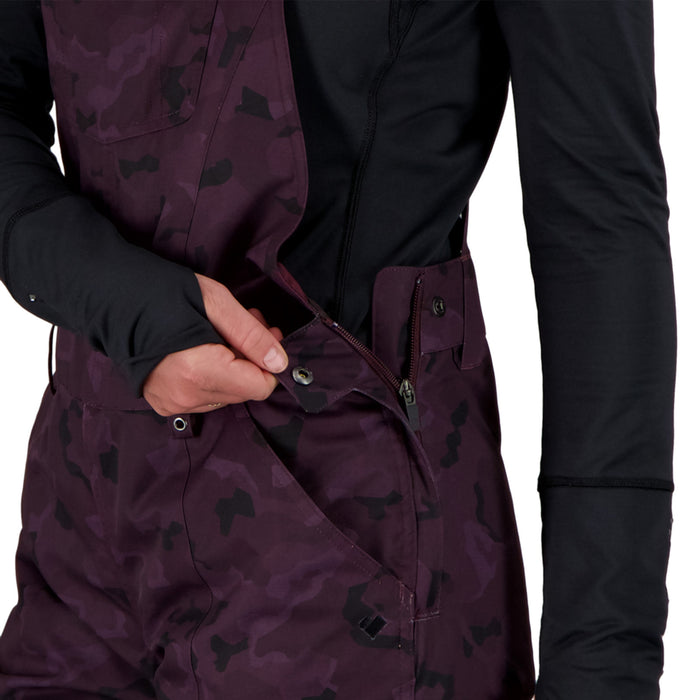 Obermeyer Malta Tall Bib Overalls - Women's Magnetic Camo