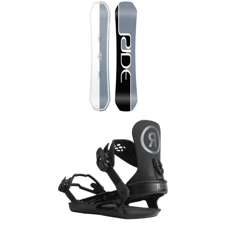 Ride Zero Jr Snowboard + K-1 Snowboard Bindings - Kids' 2022