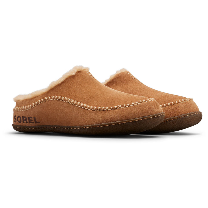 Sorel Falcon Ridge II Slippers - Men's Camel Brown/Curry