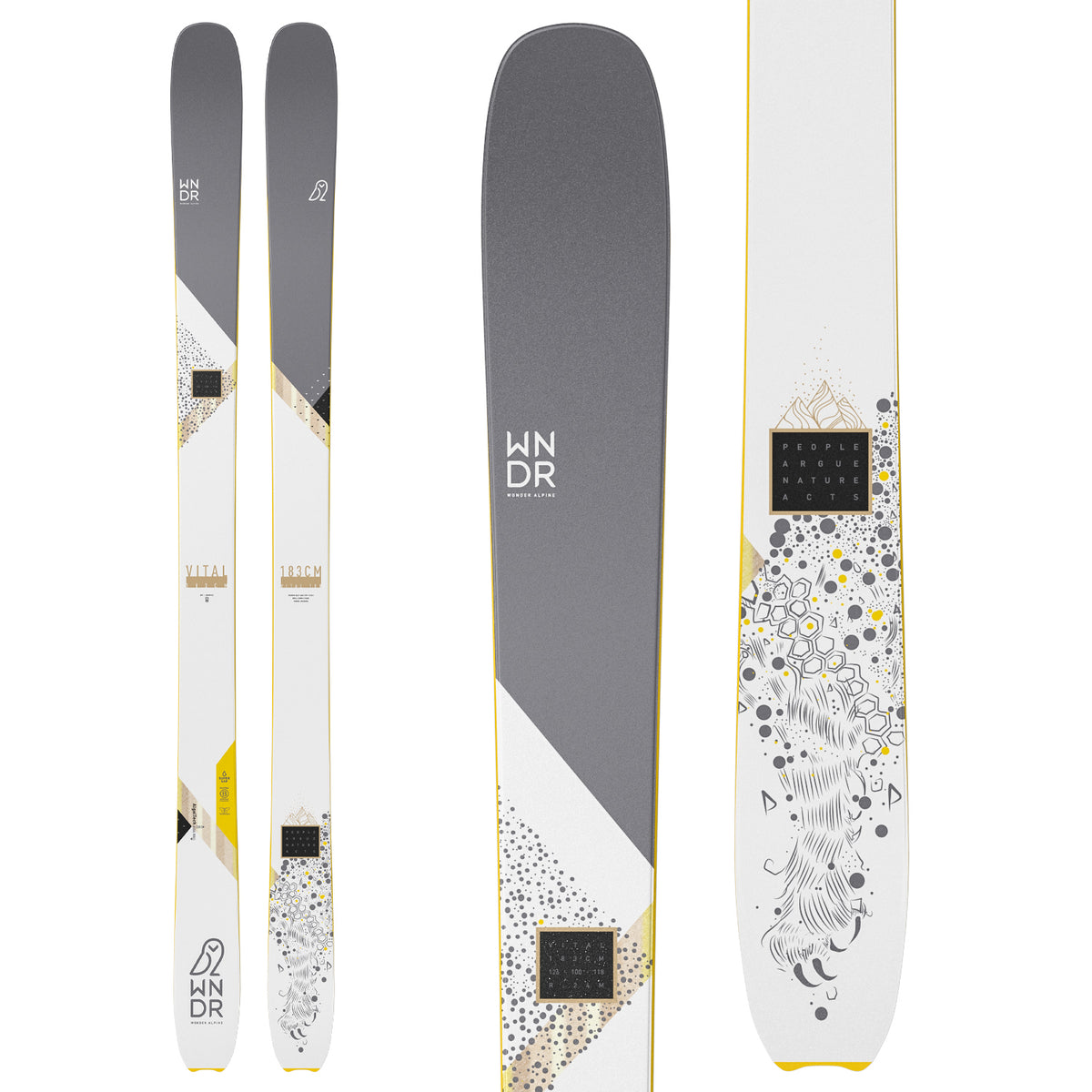 WNDR Alpine Vital 100 Camber Skis 2022