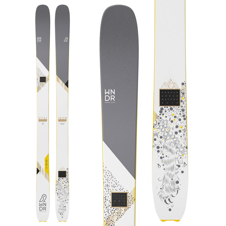 WNDR Alpine Vital 100 Camber Skis 2022