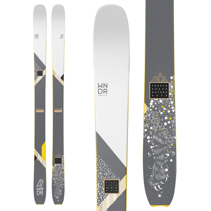 WNDR Alpine Vital 100 Reverse Camber Skis 2022