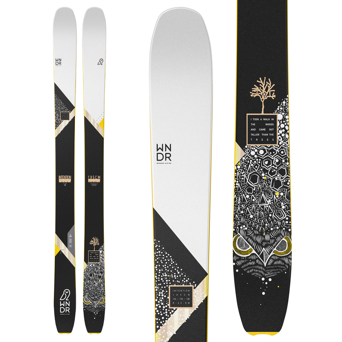 WNDR Alpine Intention 110 Reverse Camber Skis 2022