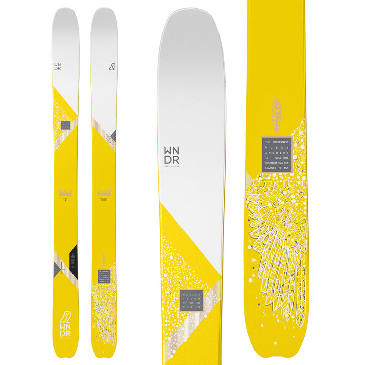 WNDR Alpine Reason 120 Reverse Camber Skis 2022