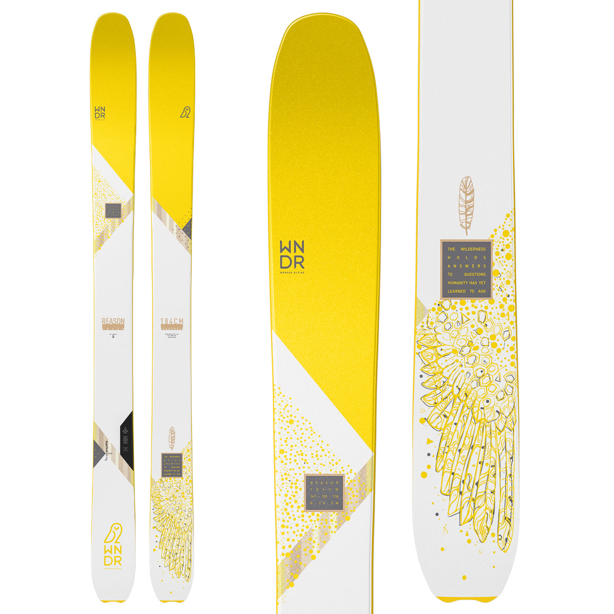 WNDR Alpine Reason 120 Camber Skis 2022