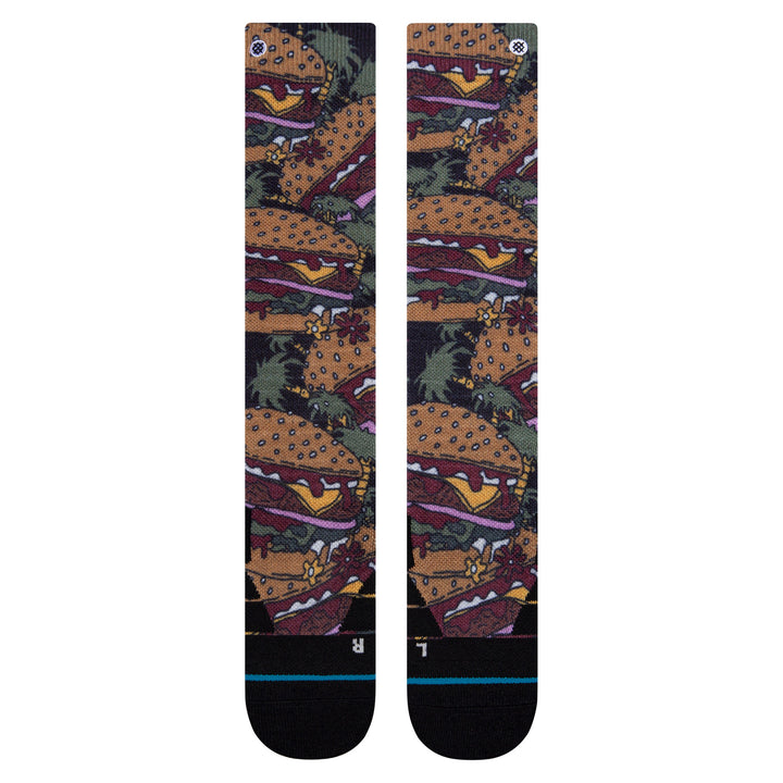 Stance Burger Run Socks - Kids' Black