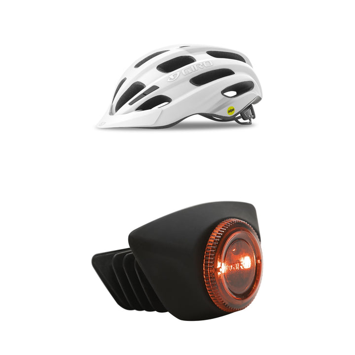 Giro Register MIPS Bike Helmet + Vent Rear Bike Light