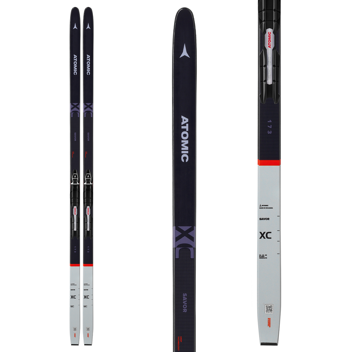 Atomic Savor XC Grip Skis + Prolink Auto Bindings 2023