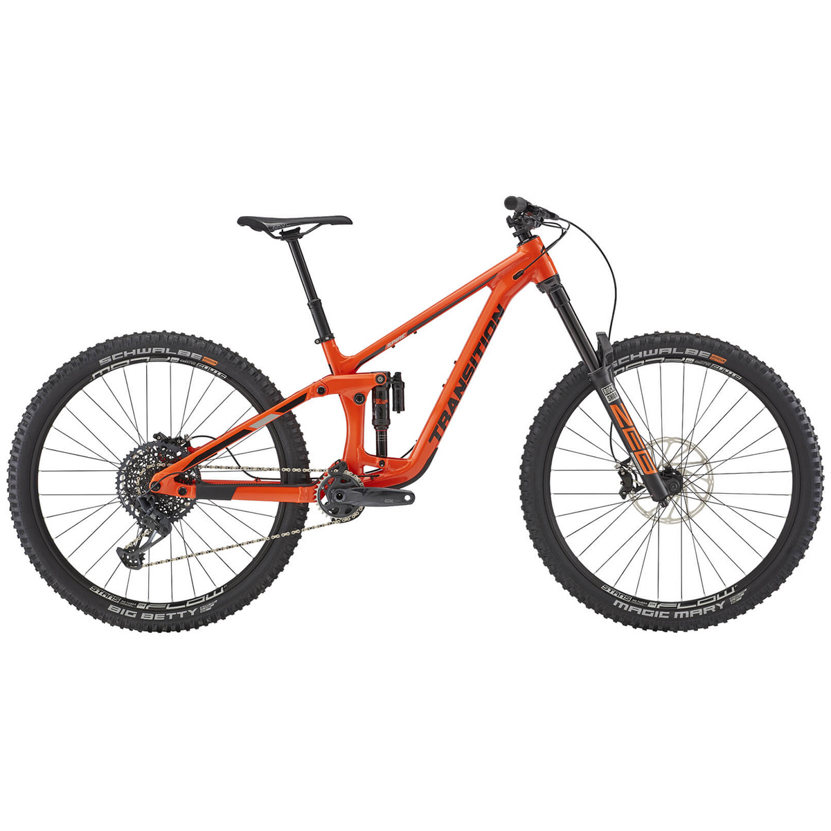 Transition Spire Alloy GX Code Complete Mountain Bike 2022 Factory Orange