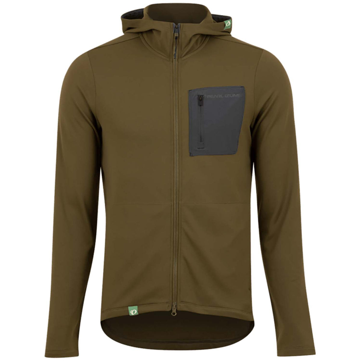 Pearl Izumi Summit Hooded Thermal Jersey Dark Olive/Phantom