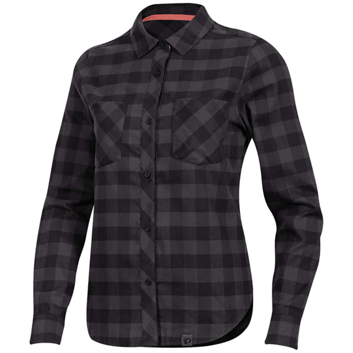 Pearl Izumi Rove LS Shirt - Women's Black / Phantom Plaid