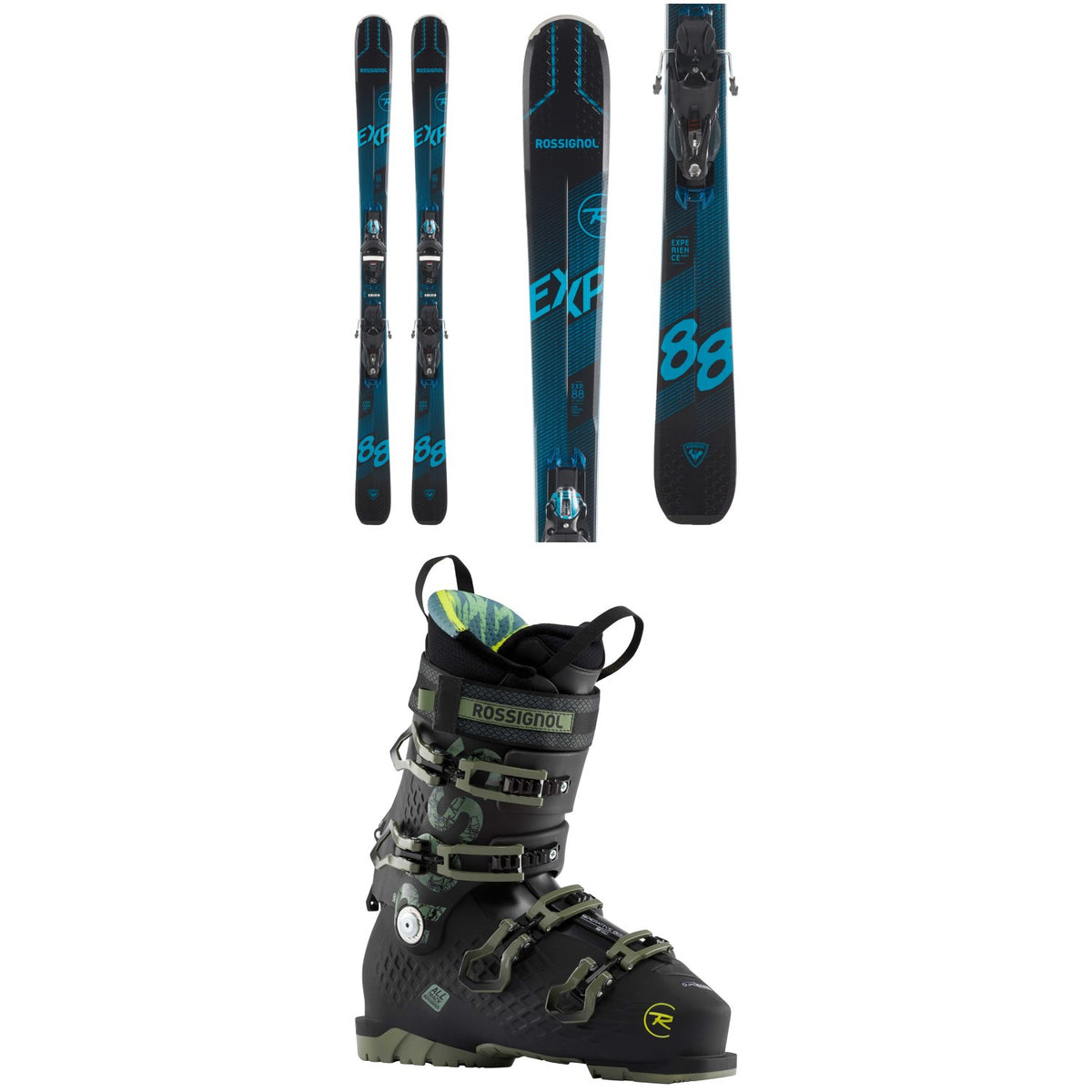 Rossignol Experience 88 Ti Skis + SPX 12 Konect GW Bindings 2021 + Rossignol Alltrack 120 Ski Boots 2021