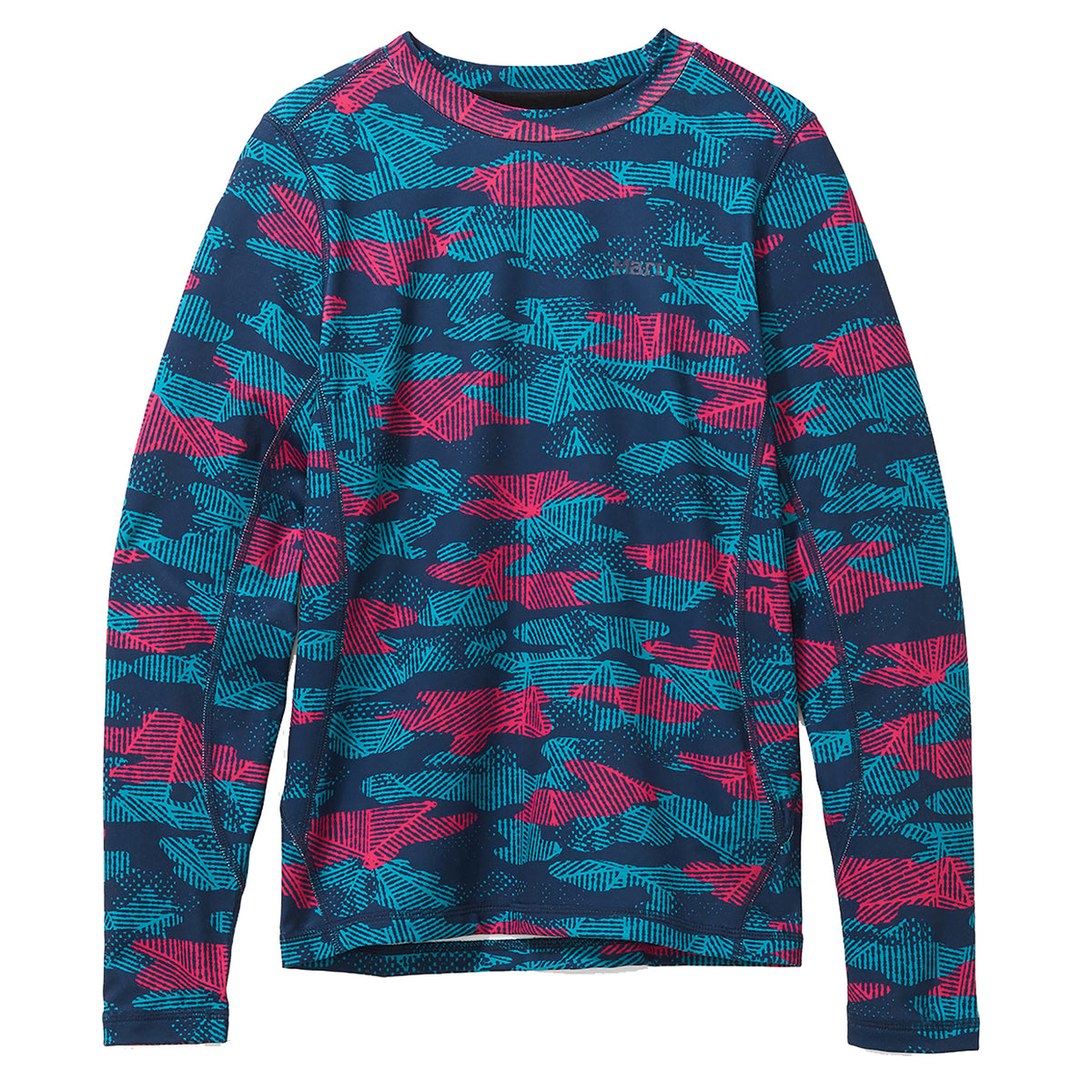 Marmot Midweight Harrier Crew - Kids' Very Berry Tech Camo