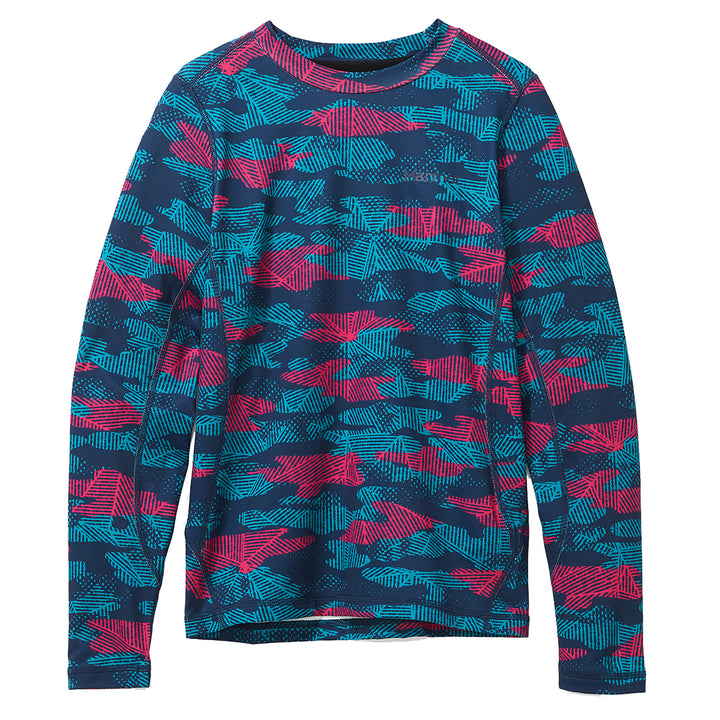 Marmot Midweight Harrier Crew - Kids' Very Berry Tech Camo