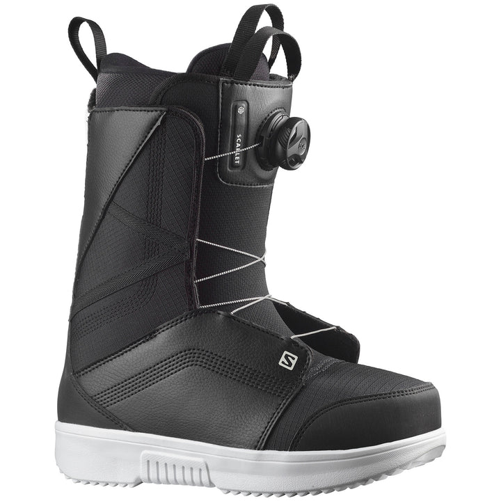 Salomon Scarlet Boa X Snowboard Boots - Women's 2022 Black/Black/White