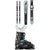 Nordica Sentra S 4 R Skis + TP2 Compact 10 FDT Bindings + Salomon S/Pro HV 80 W IC Ski Boots - Women's 2021