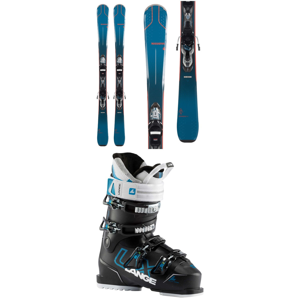 Rossignol Experience 76X W Skis + Xpress 10 GW Bindings + Lange LX 70 W Ski Boots - Women's 2021