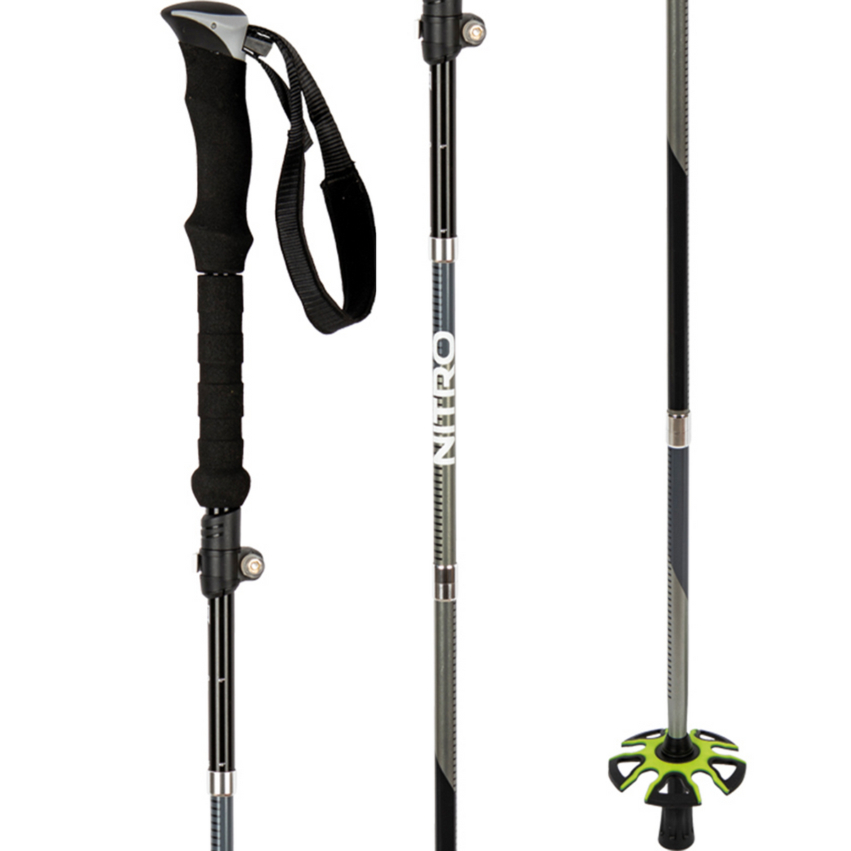 Nitro 4 Pcs Foldable Splitboard Poles 2026