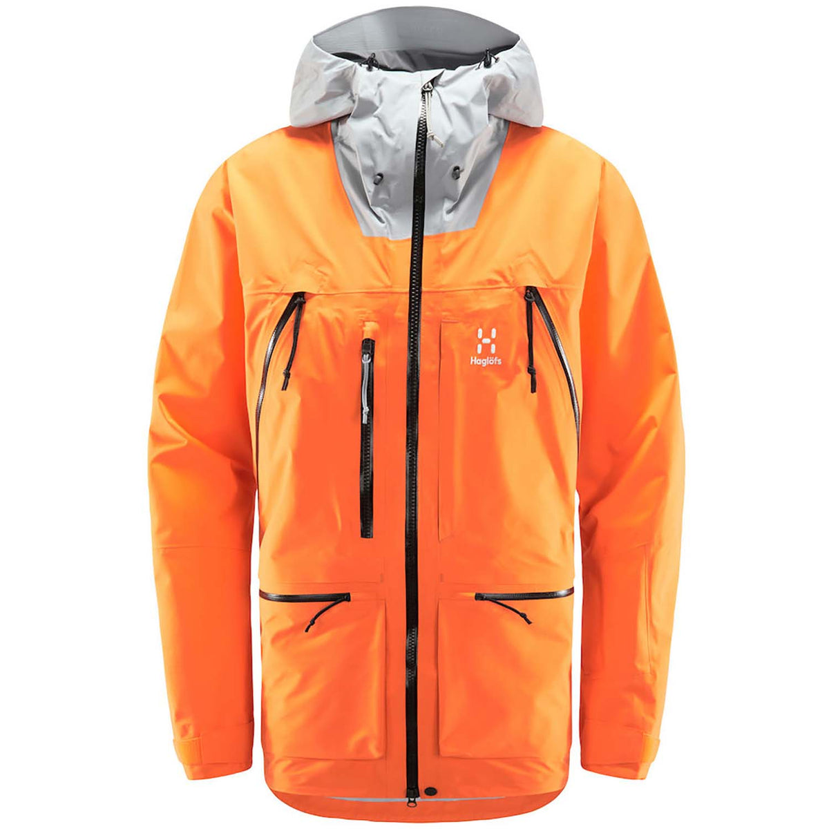 Haglöfs Vassi GORE-TEX Pro Jacket - Men's Flame Orange/Concrete