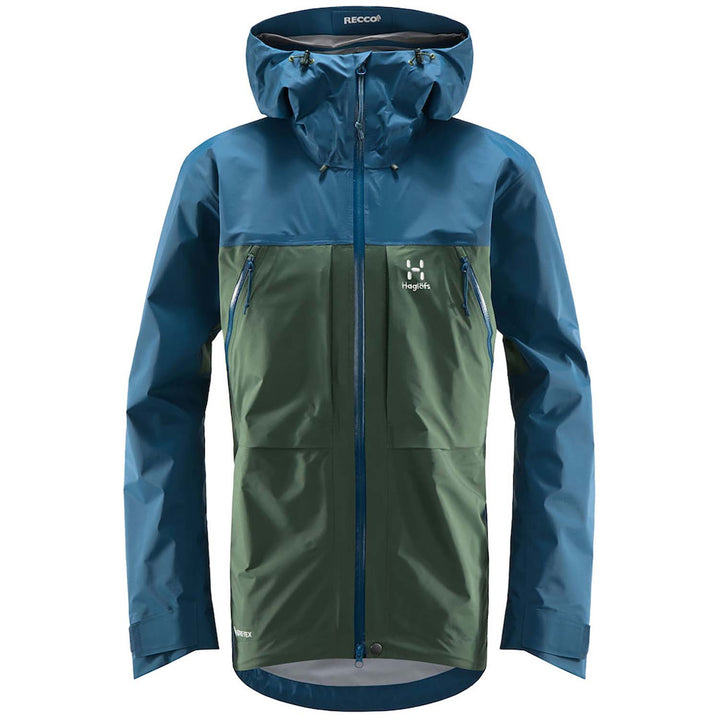 Haglöfs Vassi Touring GORE-TEX Jacket - Men's Fjell Green/Dark Ocean