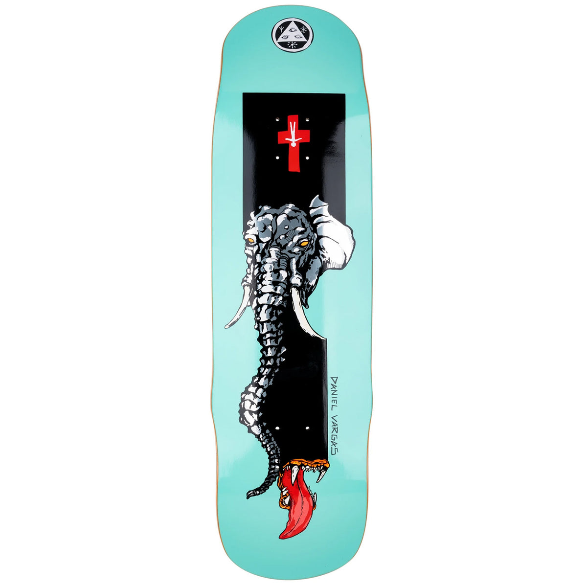 Welcome Tusk on Effigy 8.85 Skateboard Deck