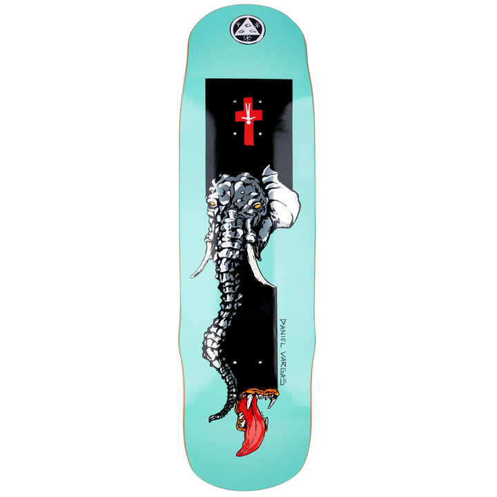 Welcome Tusk on Effigy 8.85 Skateboard Deck