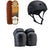 Arbor Pilsner Foundation Cruiser Skateboard Complete + Pro-Tec The Classic Certified EPS Skateboard Helmet + Street Open Back Skateboard Knee Pads