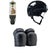 Globe Waveblazer Cruiser Complete + Pro-Tec The Classic Certified EPS Skateboard Helmet + Open Back Skateboard Knee Pads