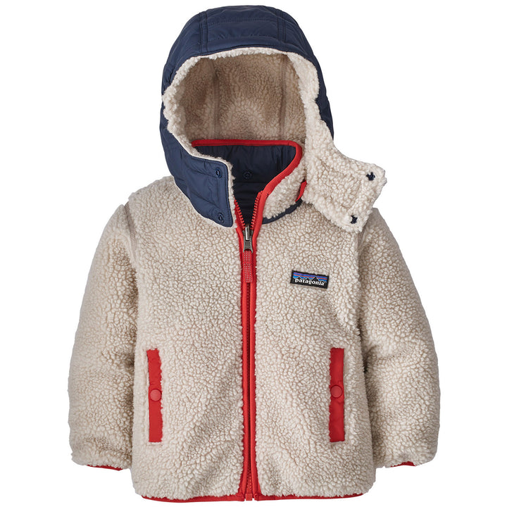 Patagonia Reversible Tribbles Hoodie - Toddlers' Stone Blue