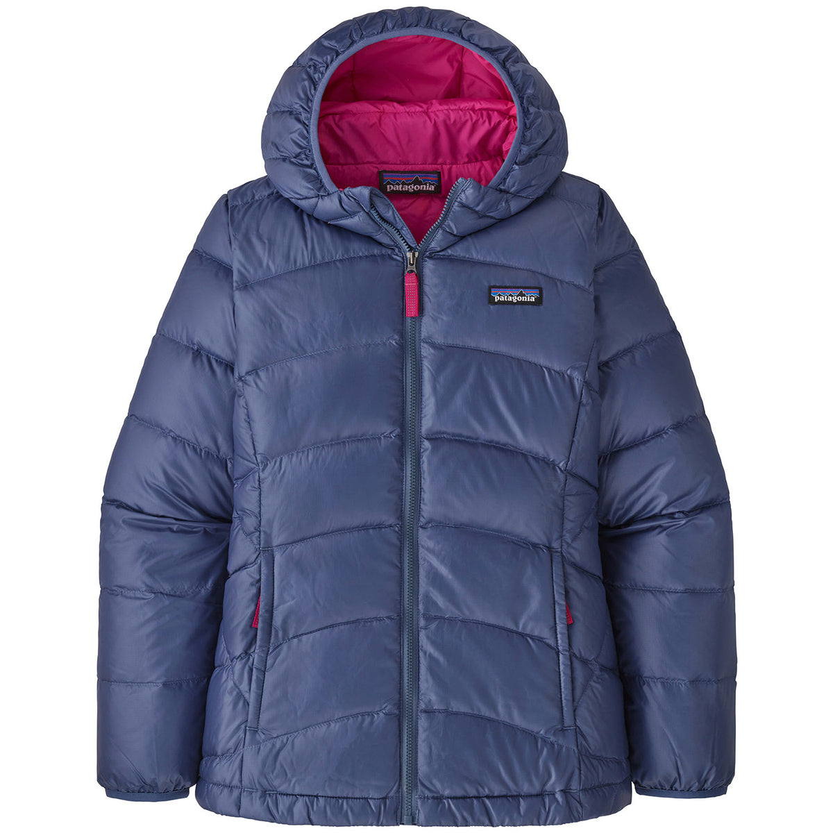 Patagonia Hi-Loft Down Sweater Hoodie - Girls' Current Blue