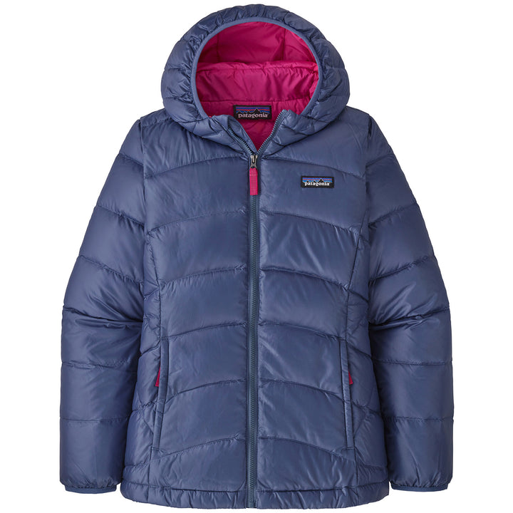 Patagonia Hi-Loft Down Sweater Hoodie - Girls' Current Blue