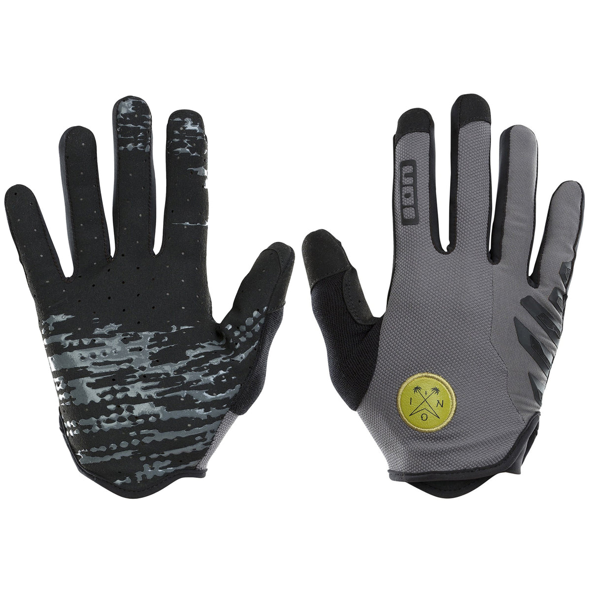 ION Scrub AMP Bike Gloves Grey