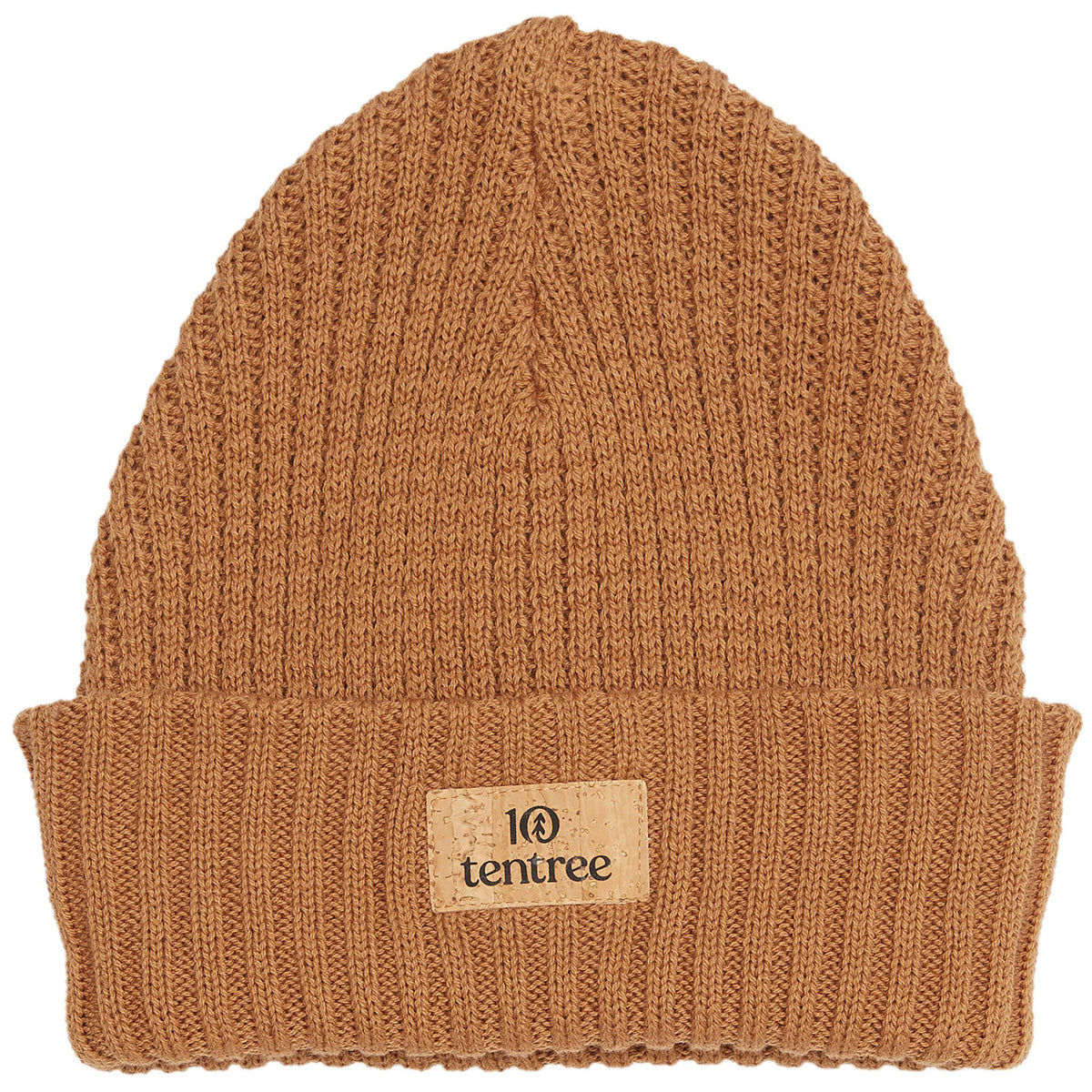 Tentree Cork Patch Beanie Foxtrot Brown