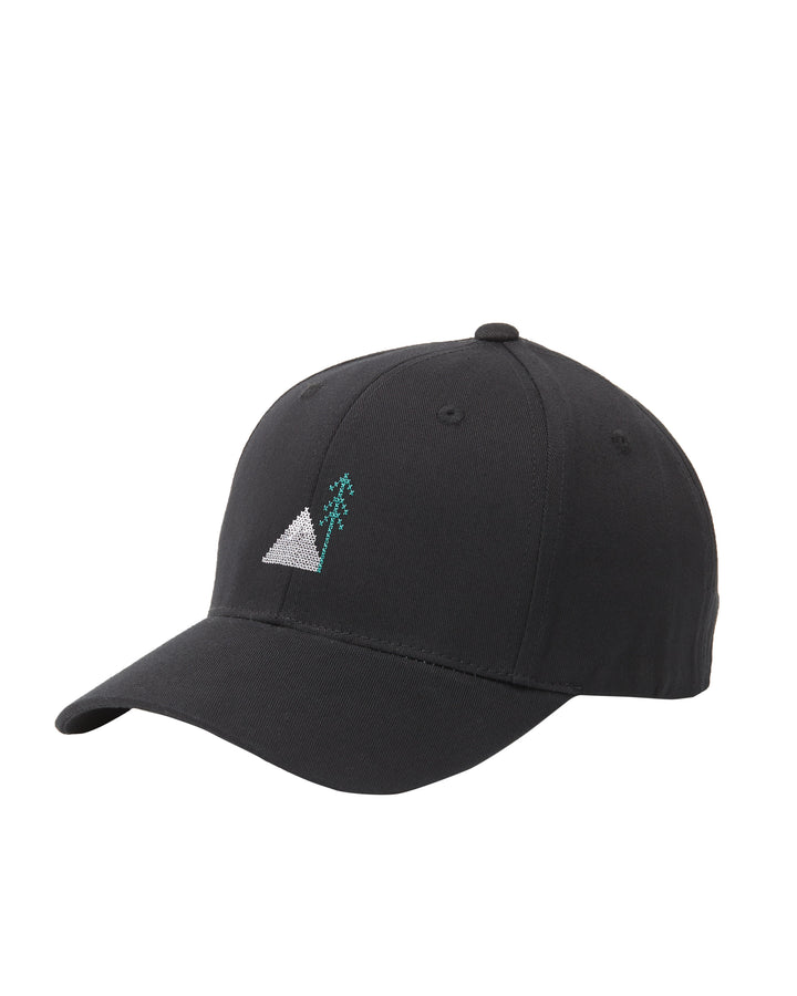 Tentree Peaks Embroidery Eclipse Hat Meteorite Black