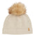 Tentree Wool Faux Fur Pom Beanie Oatmeal