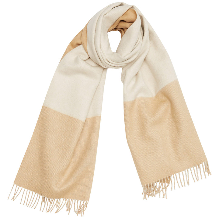 Tentree RWS Wool Woven Scarf - Women's Cartouche Brown/Elm White Heather