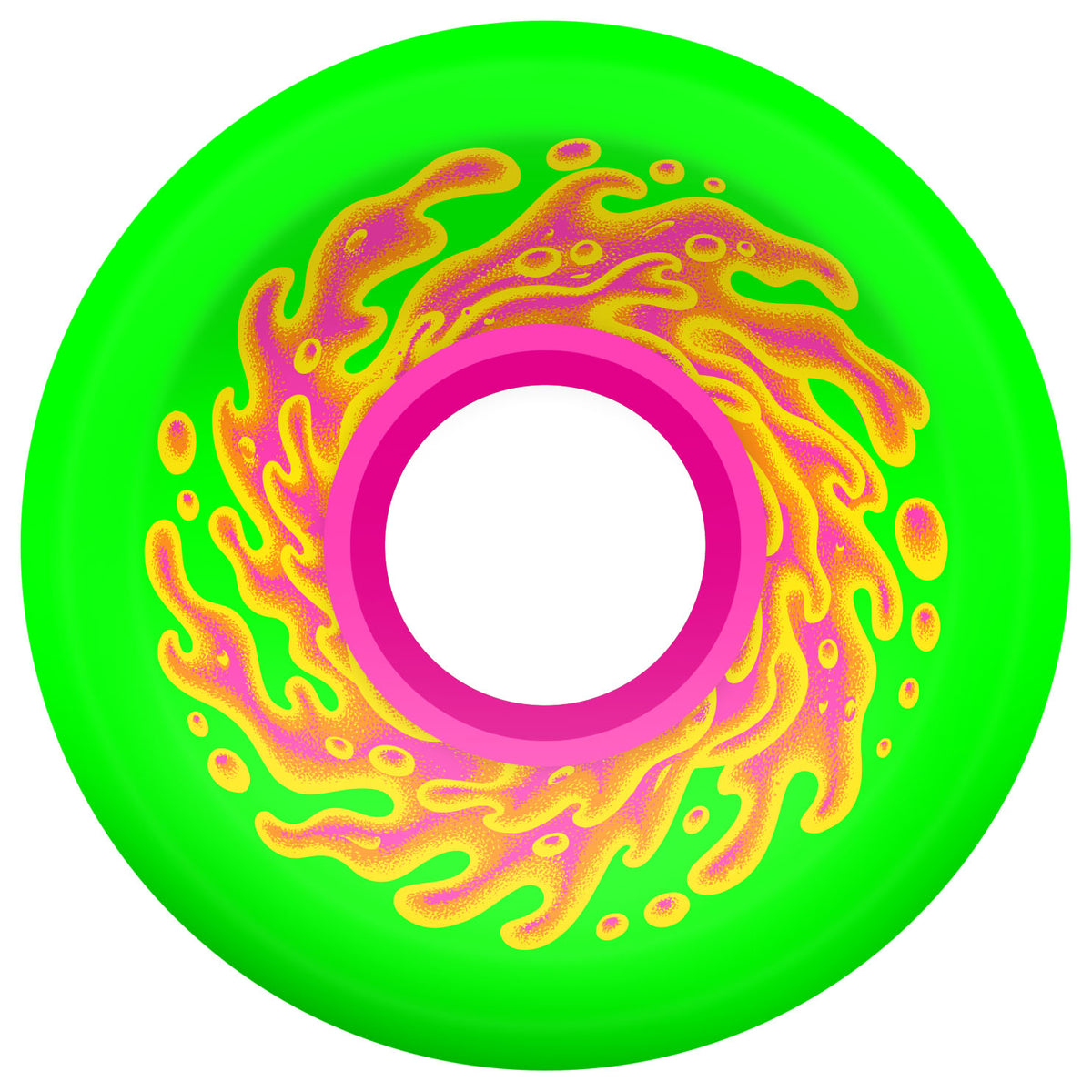 Santa Cruz Mini Slime Balls OG Green Pink 78a Skateboard Wheels