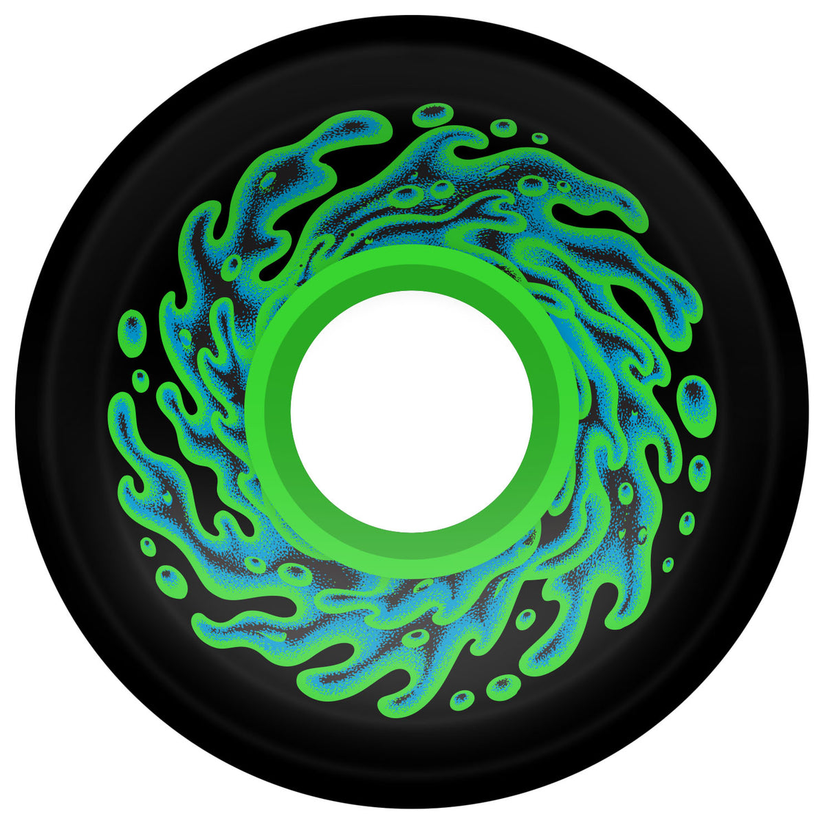Santa Cruz Slime Balls OG Black Green 78a Skateboard Wheels