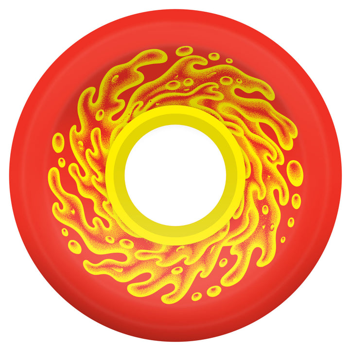 Santa Cruz Slime Balls OG Red Yellow 78a Skateboard Wheels