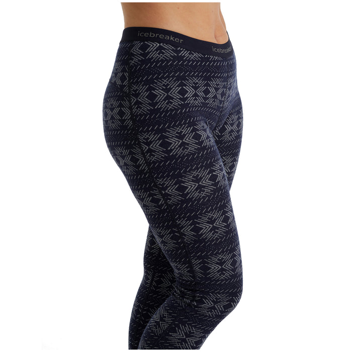 Icebreaker 250 Vertex Crystalline Leggings - Women's Black