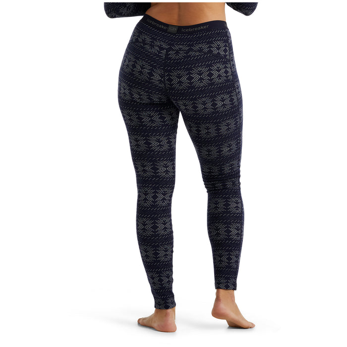 Icebreaker 250 Vertex Crystalline Leggings - Women's Black