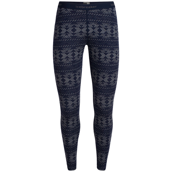 Icebreaker 250 Vertex Crystalline Leggings - Women's Black