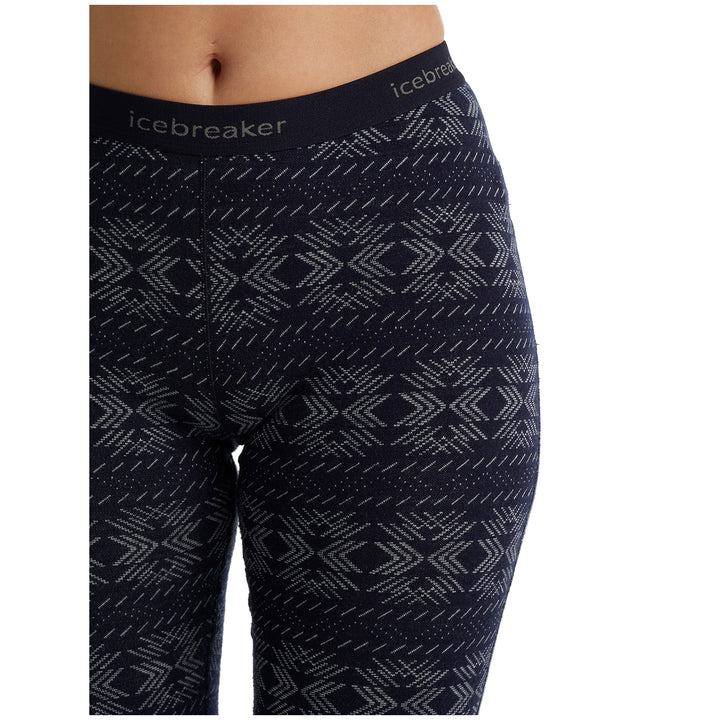 Icebreaker 250 Vertex Crystalline Leggings - Women's Black