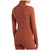 Icebreaker 260 Zone Long Sleeve Half Zip Top - Women's Clay